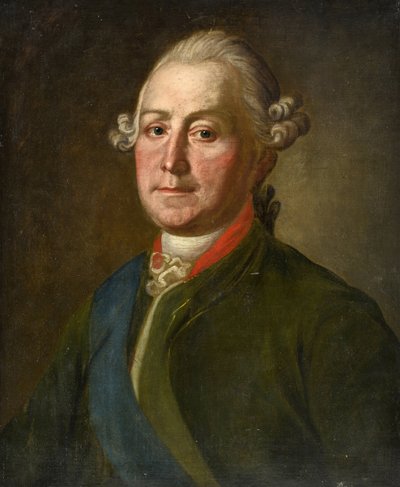 Portræt af Lev Alexandrovich Narychkine (Lev Alexandrovich Naryshkin) (1733-1799) - par Anonymous, anden halvdel af det 18. årh. - Olie på lærred, 55x45 - Privat samling af Anonymous Anonymous