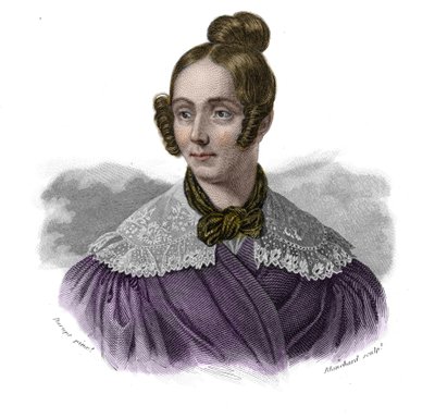Portræt af Mademoiselle Didion (Barbe Francoise Madeleine Didion) (Barbe-Francoise-Madeleine) (1798-1836) i "" Portrætter og historie af nyttige mænd: mænd og kvinder i alle lande og forhold, som har erhvervet rettigheder til anerkendelse af h. af Anonymous Anonymous