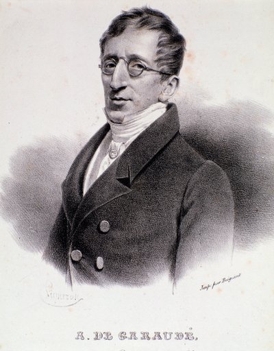 Portræt af Alexis de Garaude (1779-1852) fransk komponist. 19. århundrede. af Anonymous Anonymous