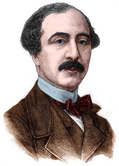 Portræt af Anatole Prevost Paradol, fransk journalist og politiker (1829 -1870). af Anonymous Anonymous