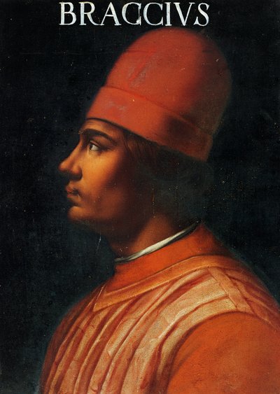 Portræt af Andrea Fortebracci, også kendt som Braccio da Montone (maleri) af Anonymous Anonymous