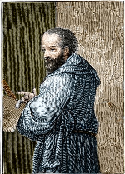 Portræt af Antonio Allegri dit Il Correggio (The Correge af Anonymous Anonymous