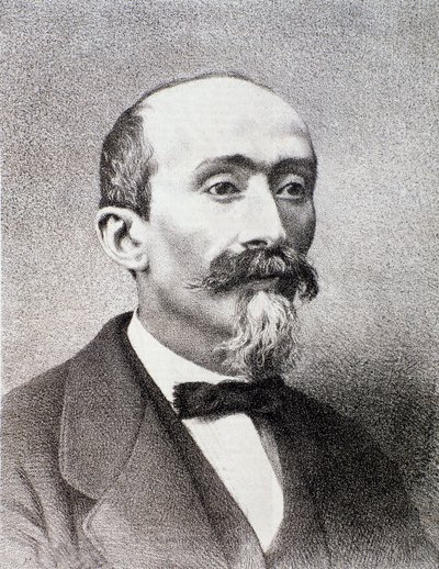 Portræt af Antonio Cagnoni (1828-1896) italiensk komponist Milanes privatsamling af Anonymous Anonymous