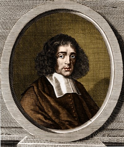 Portræt af Baruch Spinoza (1632-1677), hollandsk filosof. af Anonymous Anonymous
