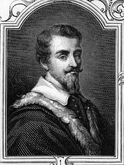 Portræt af Camillo Procaccini (1551 - 1629) italiensk maler. gravering af 1859 i "" gallerierne i Europa - Italien"" af Armandaud. Privat samling. af Anonymous Anonymous