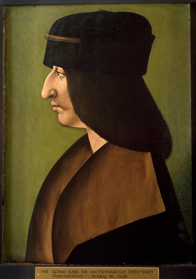 Portræt af Charles VIII af Frankrig (maleri) af Anonymous Anonymous