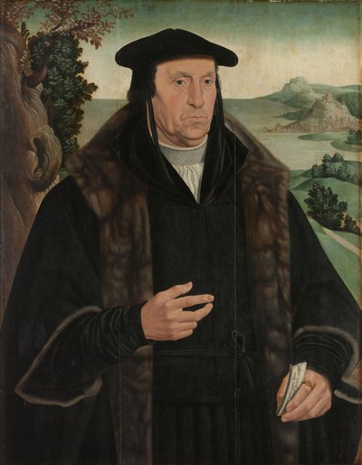 Portræt af Cornelis Aerentsz van der Dussen, ca. 1555-ca. 1570 (olie på panel) af Anonymous Anonymous
