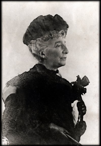 Portræt af Cosima Wagner (1838 - 1930) - Portræt af Cosima Francesca Gaetana Wagner (1837 - 1930), datter af Franz Liszt og anden hustru til Richard Wagner. af Anonymous Anonymous