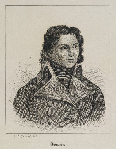 Portræt af general Louis Charles Antoine Desaix af Anonymous Anonymous