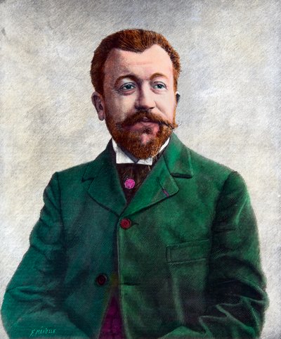 Portræt af Henri Lavedan (1859-1940) journalist og dramatiker, Privee Collection af Anonymous Anonymous