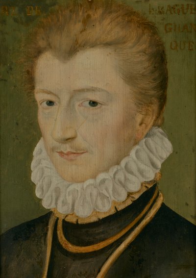 Portræt af Henrik I af Lorraine (1550–1588), hertug af Guise af Anonymous Anonymous