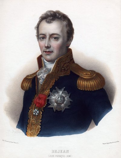 Portræt af Jean Francois Aime (Jean-Francois-Aime) Dejean (1749-1824) - Anonym - 1835 - Litografi, akvarel - 32x24 - Privat samling af Anonymous Anonymous
