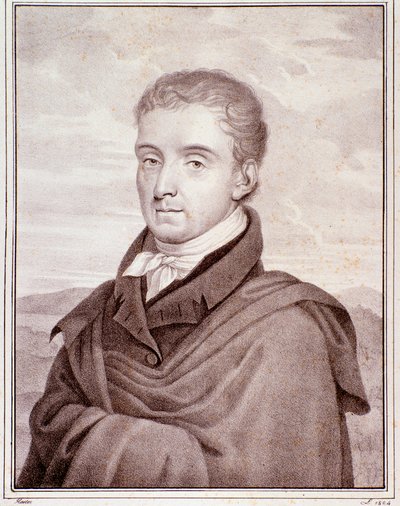 Portræt af Johann Baptist Cramer (gravering) af Anonymous Anonymous