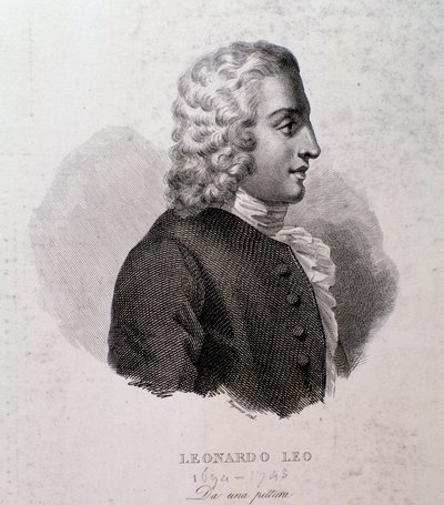 Portræt af Leo Leonardo (gravering) af Anonymous Anonymous