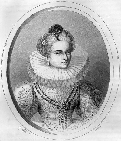 Portræt af Leonora Dori (eller Dosi) dit Galigai, marechale d