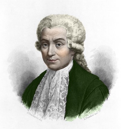 Portræt af Luigi Galvani (1737-1798), italiensk fysiker og læge. af Anonymous Anonymous