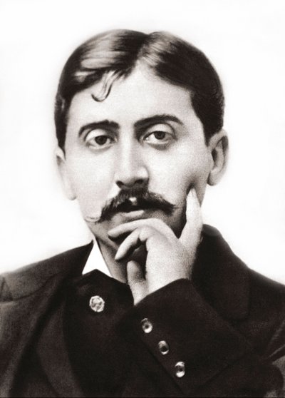 Portræt af Marcel Proust (1871-1922), fransk forfatter omkring 1900 af Anonymous Anonymous