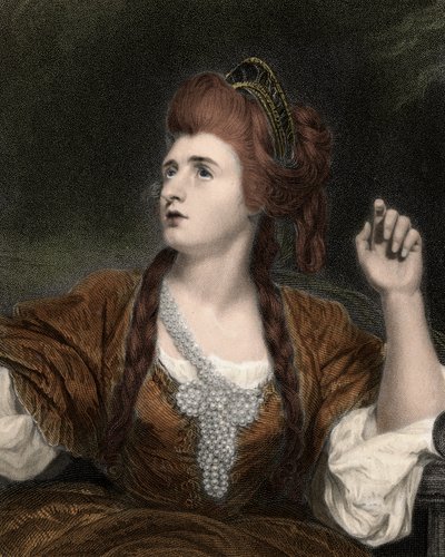 Portræt af Sarah Siddons af Anonymous Anonymous
