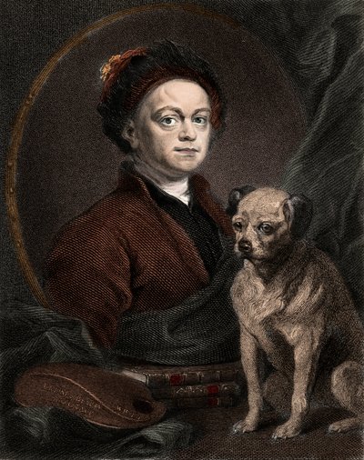 Portræt af William Hogarth af Anonymous Anonymous