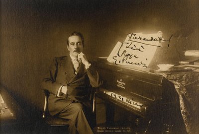 Portræt af komponisten Giacomo Puccini (1858-1924) af Anonymous Anonymous