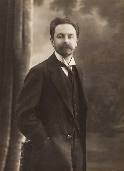 Portræt af komponisten Alexander Skrjabin (1872-1915) af Anonymous Anonymous