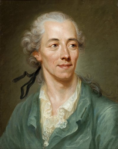 Portræt af digteren Johann Georg Jacobi (1740-1814) - anonym - Privat samling - Olie på lærred - ca 1775 af Anonymous Anonymous