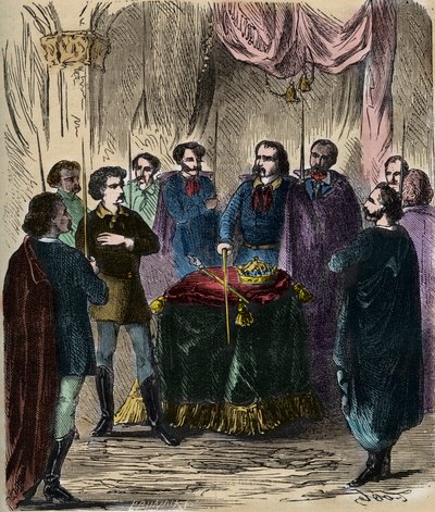 Modtagelse af en Illuminatus (hemmeligt samfund) - Reception d