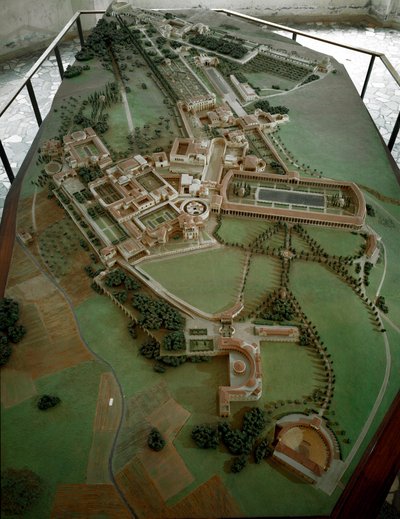Romersk kunst: reduceret model af Villa Adriana (Hadrian) af Anonymous Anonymous