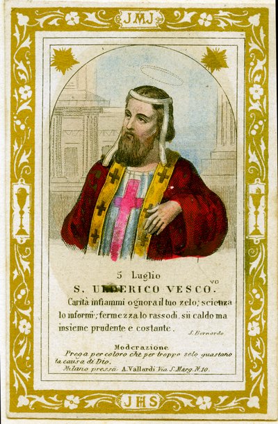 Saint Ulrich (gravering af Anonymous Anonymous