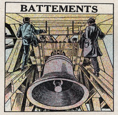 Lydenergi: interferens af lyde, der observeres, mens du lytter til en humlebi. Anonym illustration fra 1925. Privat samling. af Anonymous Anonymous