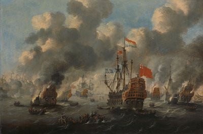 Det hollandske angreb på Medway af Anonymous Anonymous