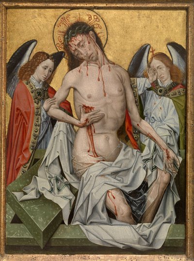 Smertensmanden, ca. 1430 (olie på panel) af Anonymous Anonymous