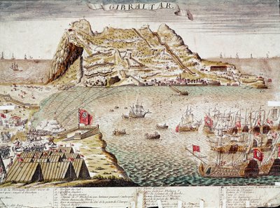 Belejringen og nødhjælpen af Gibraltar, september af Anonymous Anonymous