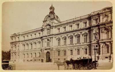Byen Marseille og dens omgivelser omkring 1885 -1890: præfekturet, privat samling af Anonymous Anonymous