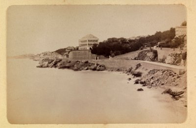 Byen Marseille og dens omgivelser omkring 1885 -1890: La route de la Corniche, Privat samling af Anonymous Anonymous