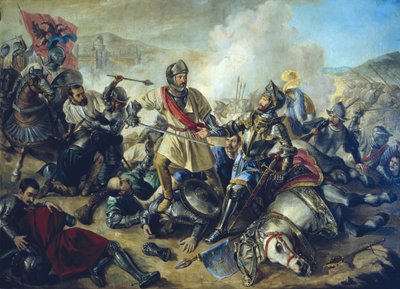 Johannes af Urbieta (d. 1553) tog fangekong Frans I af Frankrig i slaget ved Pavia fra februar af Anonymous Anonymous