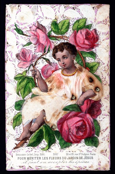 For at fortjene blomsterne i Jesu have må du acceptere tornene fra dem. Debut 20. århundrede. Privat samling af Anonymous Anonymous