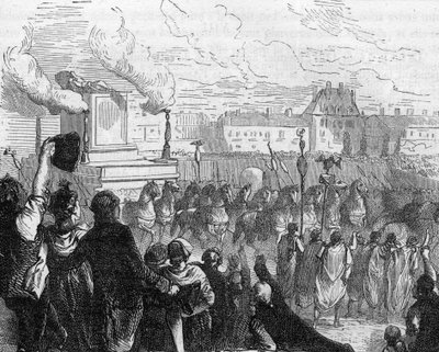 Oversættelse af asken fra Voltaire til Pantheon 11. juli af Anonymous Anonymous