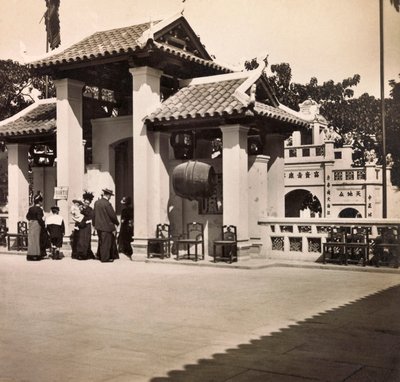 Universal Exposition of 1900 - Exposition Universelle de 1900 i Paris: Den kinesiske sektion - privat samling af Anonymous Anonymous