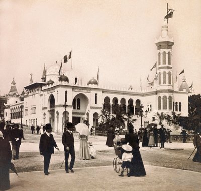 Universal Exposition of 1900 - Exposition Universelle de 1900 i Paris: The Palace of Algeria - privat samling af Anonymous Anonymous