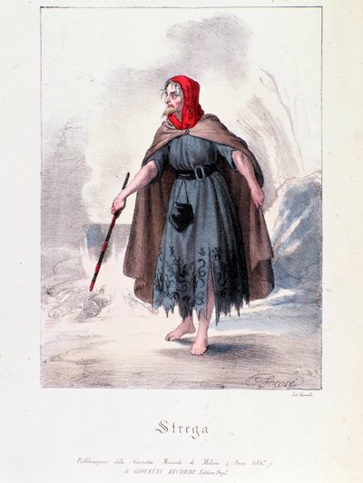 Heksekarakter i Macbeth, opera af Giuseppe Verdi af Anonymous Anonymous