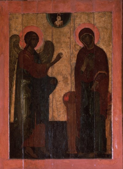 Bebudelsen af Ustyug, anden halvdel af det 16. årh. af Anonymous Russian icon painter