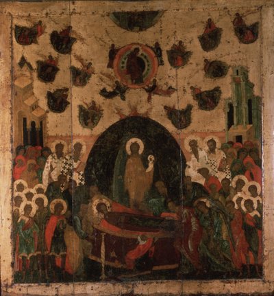 The Dormition of the Virgin, ca 1479 af Anonymous Russian icon painter