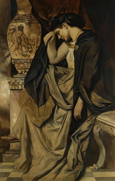 Tysk: Medea an der Urne af Anselm Feuerbach