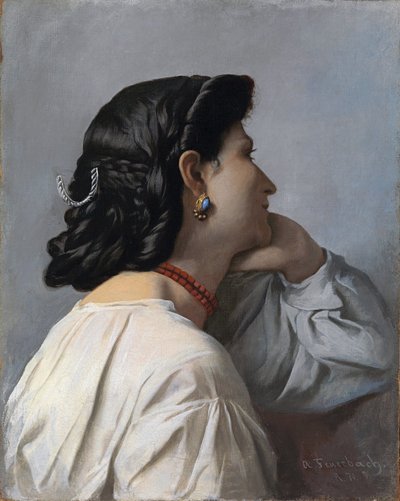 ""Iphigenie" leder af kvinde af Anselm Feuerbach