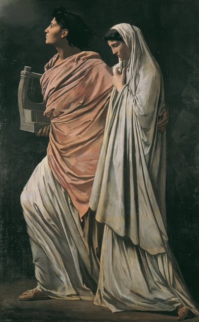 Orfeus og Eurydike af Anselm Feuerbach