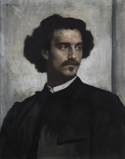 Selvportræt, 1873 af Anselm Feuerbach