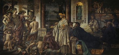The Symposium Second Version, ca 1871-1874 af Anselm Feuerbach