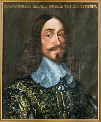 Portræt af grev Johan Axelsson Oxenstierna 1611-1657. af Anselm van Hulle