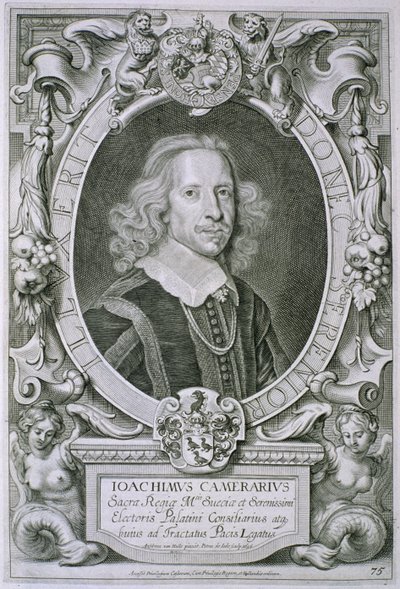 Joachim Camerarius, fra "Portraits des Hommes Illustres", graveret af Petrus de Iode, udgivet 1706 af Anselmus van Hulle